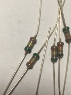 6x Rezystor 124 Ohm, 0,5%, 0,25 W