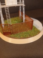 Płot panelowy PRL skala H0