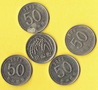 KOREA 50 WON 2005 r.
