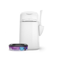 Pojemnik na odchody Litter Locker Design 24 x 23 x 43 cm biały nowy