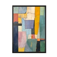 Plakat 50x70 ,postery.MODEN,VINTAGE,RETRO PASTELOWY WZÓR