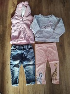 Ubranka r 80 dla dziewczynki