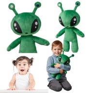 PLUSZAK MASKOTKA KOSMITA ZIELONY PRZYTULANKA ZABAWKA PLUSZOWA UFO KOSMOS