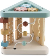 DREWANIANA ZABAWKA SENSORYCZNA MANIPULACYJNA EDUKACYJNA TRÓJKĄT