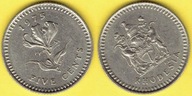 RODEZJA 5 CENTS 1975 r.