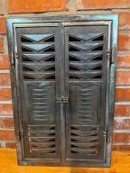 Duże drzwiczki pieca, żeliwo, antyk.