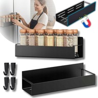 PÓŁKA MAGNETYCZNA NA LODÓWKĘ ORGANIZER KUCHENNA NA PRZYPRAWY ZESTAW 2 szt