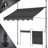 Markiza Zaciskowa Ręczna Markiza Balkonowa Bez Wiercenia Wodoodporna s10u