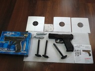 Pistolet Walther P99 Dao Blow Back 6mm CO2 z trzema magazynkami