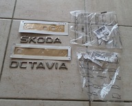 Znaczek znak tył tylny napis SKODA 5E0 853 687