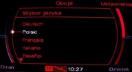 Nawigacja Polskie Menu Audi MMI 2G High Menu PL Język Polski
