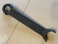 Stary duży Klucz Mechanika samochodowego uszkodzony J.Tyszka w Warszawie