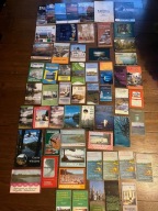 Pojezierze Łęczyńsko-włodawskie - ZESTAW 60 szt. plany ,mapy,foldery