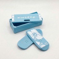 Deskorolka Magnetyczna Kickflip Kwiat Blue Hibiscus Fidget