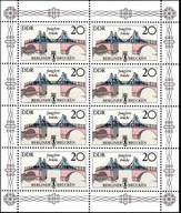 Niemcy NRD 1985 Znaczki Ark 2973 ** most Berlin architektura