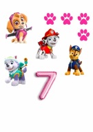 Opłatek na Tort PSI PATROL PAW PATROL POSTACIE + IMIĘ wydruk Cukrowy A4