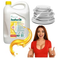 Ludwik płyn do naczyń 5L cytrynowy mocny bio pH neutralny bezpieczny eco!