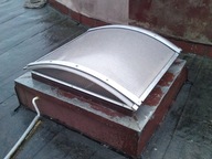 WYŁAZ DACHOWY KOPUŁKOWY 80*80 NA WYMIAR ŚWIETLIK