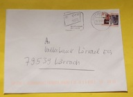 Koperta z obiegu. Kasownik Briefzentrum. 02866