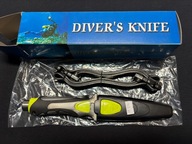 Nóż do nurkowania dwustronny ze stali Scubatech 245mm