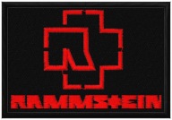 Termo Naszywka Muzyczna Rammstein Logo Rock Haftowana Naprasowanka