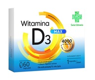 Suplement diety Synoptis Pharma Witamina D3 MAX 4000 j.m. kapsułki 60 szt.