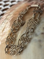 Warmet WMS Bransoletka stara srebrna PRL ciekawy wzór