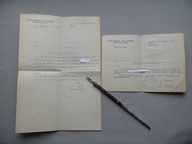 G.G. KRAKÓW KRAKAU GŁÓWNE STOWARZYSZENIE RYBOŁÓWSTWA 1942-43 DOKUMENT-2 szt