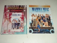 MAMMA MIA + 2 część + CD zestaw 2 filmów DVD, wydanie z książką + płyta CD