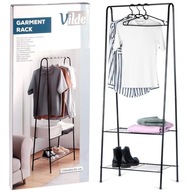 WIESZAK STOJAK NA UBRANIA METALOWY STOJĄCY PODŁOGOWY POJEMNY VILDE 153 CM