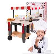 Zestaw do zabawy Stoisko z Jedzeniem 25 el. 44x30,5x61,5 Idealne na Prezent