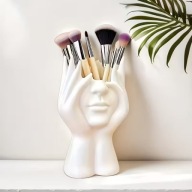 Organizer na Pędzle do Makijażu Twarz Pojemnik Kosmetyczny 17 cm