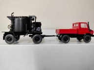 unimog, ciągnik do przewożenia smoły, Wiking,1/87