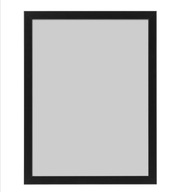 IKEA Fiskbo Ramka rama czarny 30x40 cm