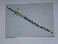 Miecz Zygmunta I Starego ze zbiorów na Wawelu - pocztówka z 1971 r