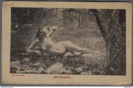 M. Reyzner Nad brzegiem AKT ok.1903y. Nimfa na wodą 767t