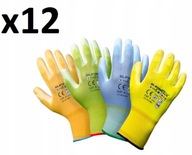 Rękawice robocze rękawiczki Worklink multicolor rozmiar 9 - L 12 par