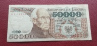 50000 ZŁOTYCH 1989 ser.AS