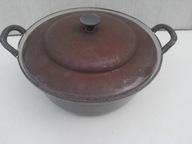 garnek żeliwny z polewą emaliowany COUSANCES 24 MADE IN FRANCE