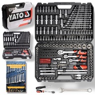 Duży Zestaw KLUCZY NASADOWYCH 1/4 3/8 1/2 Narzędziowy 216EL XXL YATO GRATIS