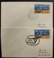 !! ZWIERZĘTA RYBY - NIEMCY - 2 KOPERTY - STAN BDB !!