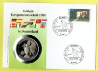 NIEMCY Numizmat 1988 r. - Puchar EURO /koperta/