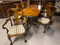 Angielski zestaw stylowy STÓŁ 8 KRZESEŁ 10 osób meble Stylowe Chippendale