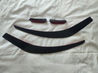 listwy dokładki zderzaka przód AERO FLAPS W117 CLA przedlift Mercedes