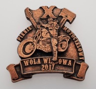 Znaczek, odznaka, blacha zlotowa, motocyklowa No.995