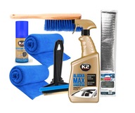 K2 zestaw do odmrażania samochodu Alaska odmrażacz skrobaczka osłona szyby