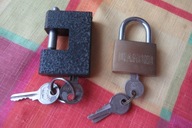 ZESTAW 2 KŁÓDKI Z KLUCZYKAMI