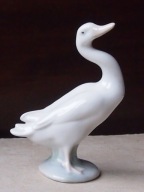Lladro - gęś porcelanowa.