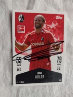 Karta topps match attax autograf Bundesliga Freiburg Lukas Holer