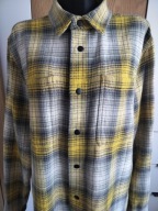 Kurtka bluza męska koszulowa L fajne kolory bawełna masywna napy